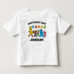 T-shirt Pour Les Tous Petits Pal de rue Sésame   Anniversaire Jour d'anniversai