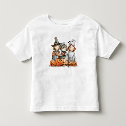 T-shirt Pour Les Tous Petits Pals citrouille (Devant)