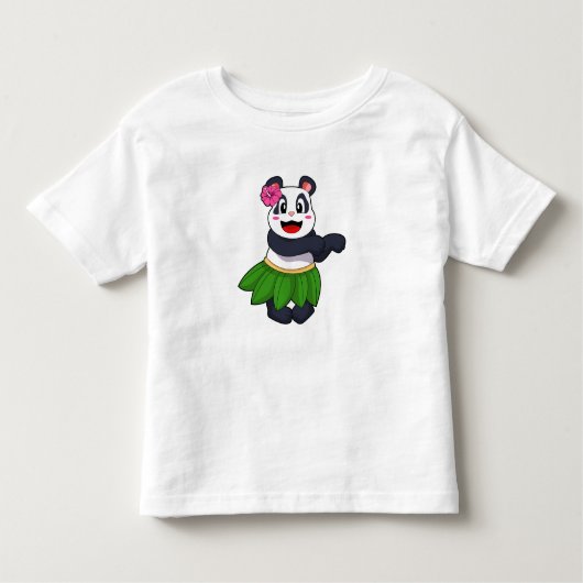 T-shirt Pour Les Tous Petits Panda à Ballet Dance (Devant)