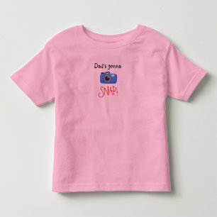 T-shirt Pour Les Tous Petits Papa allant se casser !