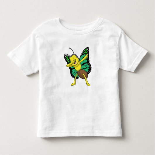T-shirt Pour Les Tous Petits Papillon à l'Hip hop Dance Dab (Devant)