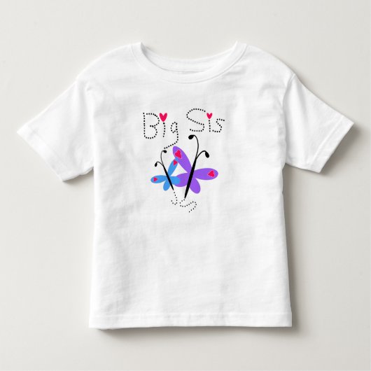 T-shirt Pour Les Tous Petits Papillons Big Sis (Devant)