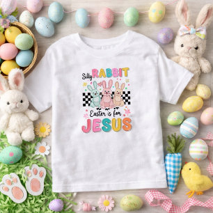 T-shirt Pour Les Tous Petits Pâques de lapin idiot