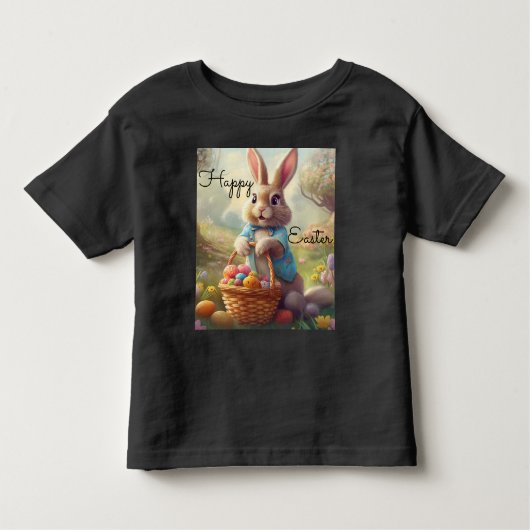 T-shirt Pour Les Tous Petits Pâques Enchantées - Lapin Whimsical (Devant)