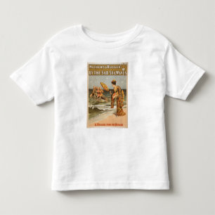 T-shirt Pour Les Tous Petits Par la mer triste ondule le "message de Mikado "