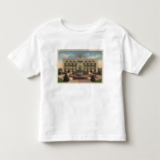 T-shirt Pour Les Tous Petits Parc de Rosicrucian, bâtiment de Sciene de (Devant)