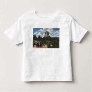 T-shirt Pour Les Tous Petits Parc national de Teton, WY - la tour du diable
