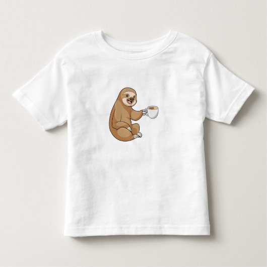 T-shirt Pour Les Tous Petits Parcelle avec la coupe du café (Devant)