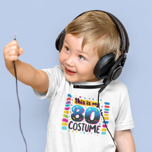 T-shirt Pour Les Tous Petits Parti rétro des années 80
