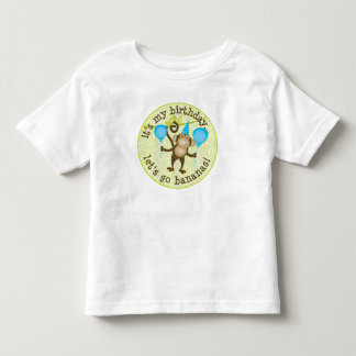 T-shirt Pour Les Tous Petits Partons singe de bananes