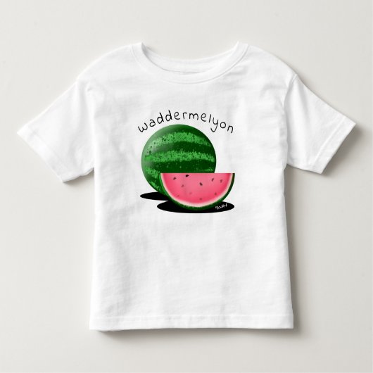 T-shirt Pour Les Tous Petits Pastèque de KiniArt (Devant)
