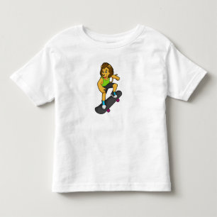 T-shirt Pour Les Tous Petits Patinage Lion