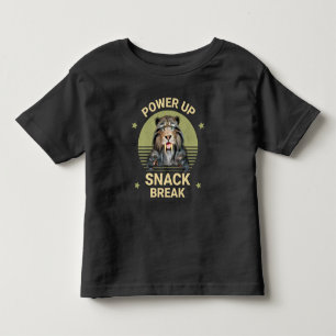 T-shirt Pour Les Tous Petits Pause Snack Sabertooth Tigre Énergisant