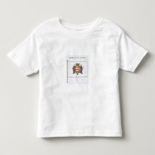 T-shirt Pour Les Tous Petits Pavillon de Guerre, détail des drapeaux du Monaco