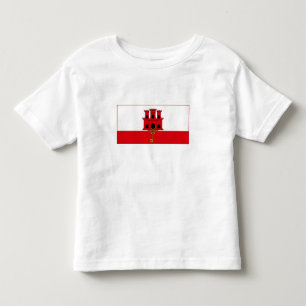 T-shirt Pour Les Tous Petits Pavillon Gibraltar