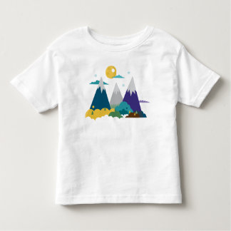 T-shirt Pour Les Tous Petits Paysage de montagne