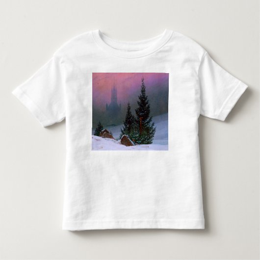 T-shirt Pour Les Tous Petits Paysage d'hiver Caspar David Friedrich (Devant)
