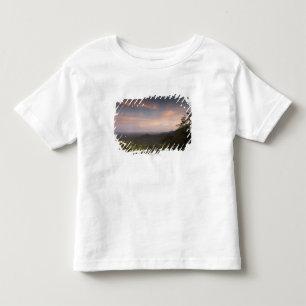 T-shirt Pour Les Tous Petits Paysage sous un coucher du soleil