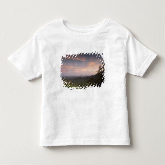 T-shirt Pour Les Tous Petits Paysage sous un coucher du soleil (Devant)