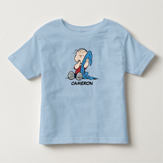 T-shirt Pour Les Tous Petits Peanuts | Linus & Son Plaid (Devant)
