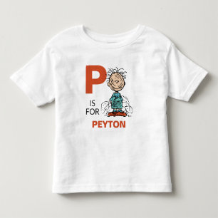 T-shirt Pour Les Tous Petits PEANUTS Stylo à pignon personnalisé