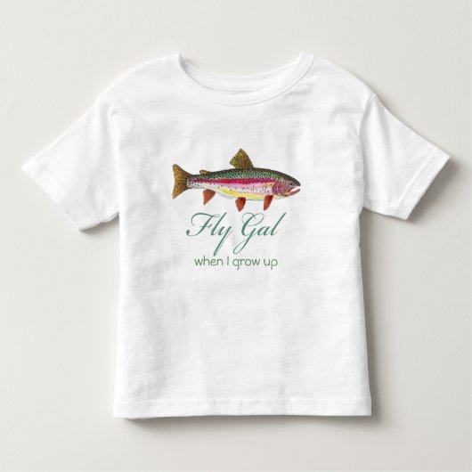 T-shirt Pour Les Tous Petits Pêche à la truite (Devant)