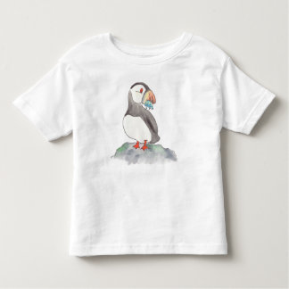T-shirt Pour Les Tous Petits Pêche au Puffin