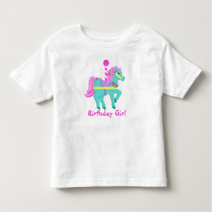 T-shirt Pour Les Tous Petits Peint Poney / Anniversaire