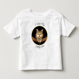 T-shirt Pour Les Tous Petits Peinture de chats - Belle Art de chat original T