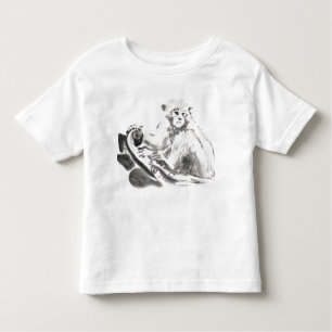 T-shirt Pour Les Tous Petits Peinture originale de singe chinois Année 2016