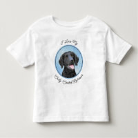 Peinture Retriever recouverte de boue - Art Chien