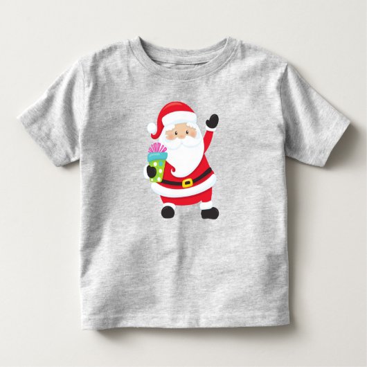 T-shirt Pour Les Tous Petits Père Noël, Cadeaux, Cadeaux, Noël, Noël, Noël (Devant)