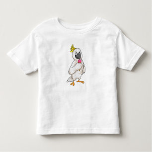 T-shirt Pour Les Tous Petits Perroquet avec crème glacée gaufre