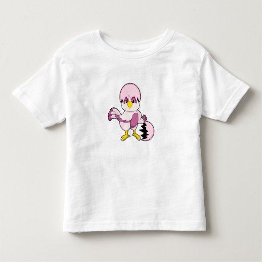 T-shirt Pour Les Tous Petits Perroquet dans Oeuf avec Eggshell.PNG (Devant)