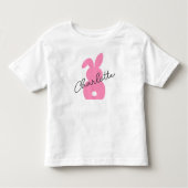 T-shirt Pour Les Tous Petits Personalized Easter Bunny, Custom Name  (Devant)