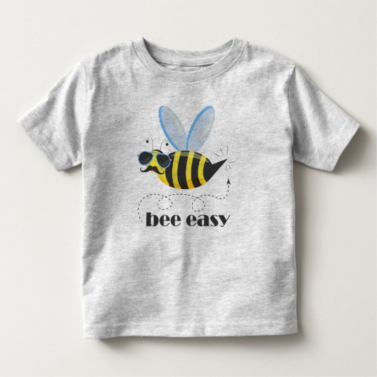 T-shirt Pour Les Tous Petits Personnage d'abeille avec des lunettes de soleil à (Devant)