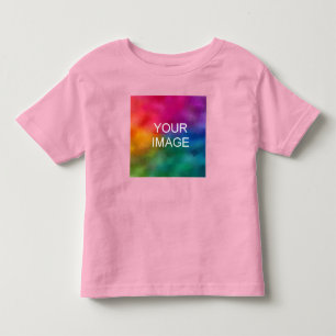 T-shirt Pour Les Tous Petits Personnaliser Elégant rose couleur Modèle tendance