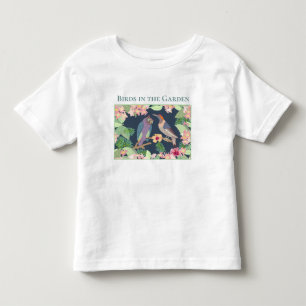 T-shirt Pour Les Tous Petits Personnalisez les oiseaux des fleurs tropicales da