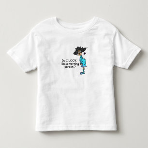 T-shirt Pour Les Tous Petits Personne Du Matin