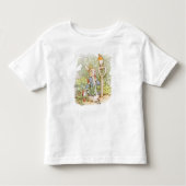 T-shirt Pour Les Tous Petits Peter Rabbit Manger des carottes (Devant)