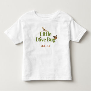 T-shirt Pour Les Tous Petits Petit Amour Bug Illustration Vintage