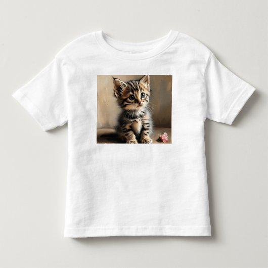 T-shirt Pour Les Tous Petits Petit chat (Devant)