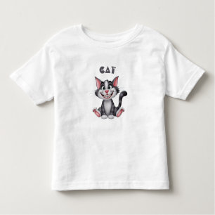 T-shirt Pour Les Tous Petits Petit chat drôle mignon