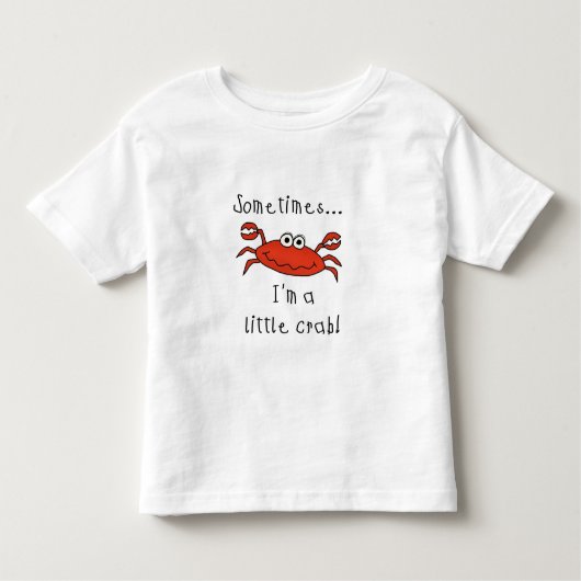T-shirt Pour Les Tous Petits Petit crabe (Devant)