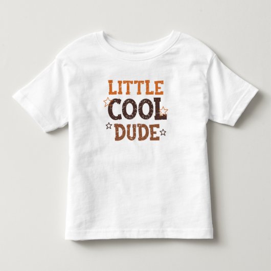 T-shirt Pour Les Tous Petits Petit mec cool (Devant)