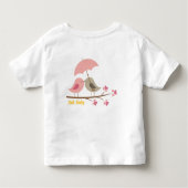 T-shirt Pour Les Tous Petits Petit Oiseau Whimsical Nature Tee (Dos)