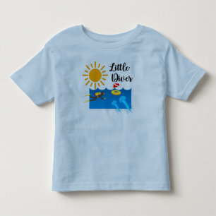 T-shirt Pour Les Tous Petits Petit Plongeur avec Jelly Fish - Toddler Fine Jers