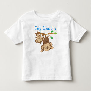 T-shirt Pour Les Tous Petits Petit singes Big Cousin