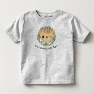 T-shirt Pour Les Tous Petits Petit tigre de grand-mère
