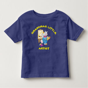 T-shirt Pour Les Tous Petits Petite artiste Grandmas